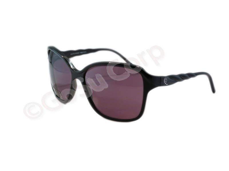 NEW 2012 ALEXANDER MCQUEEN AMQ 4149/S 807BN BLACK RARE SUNGLASSES