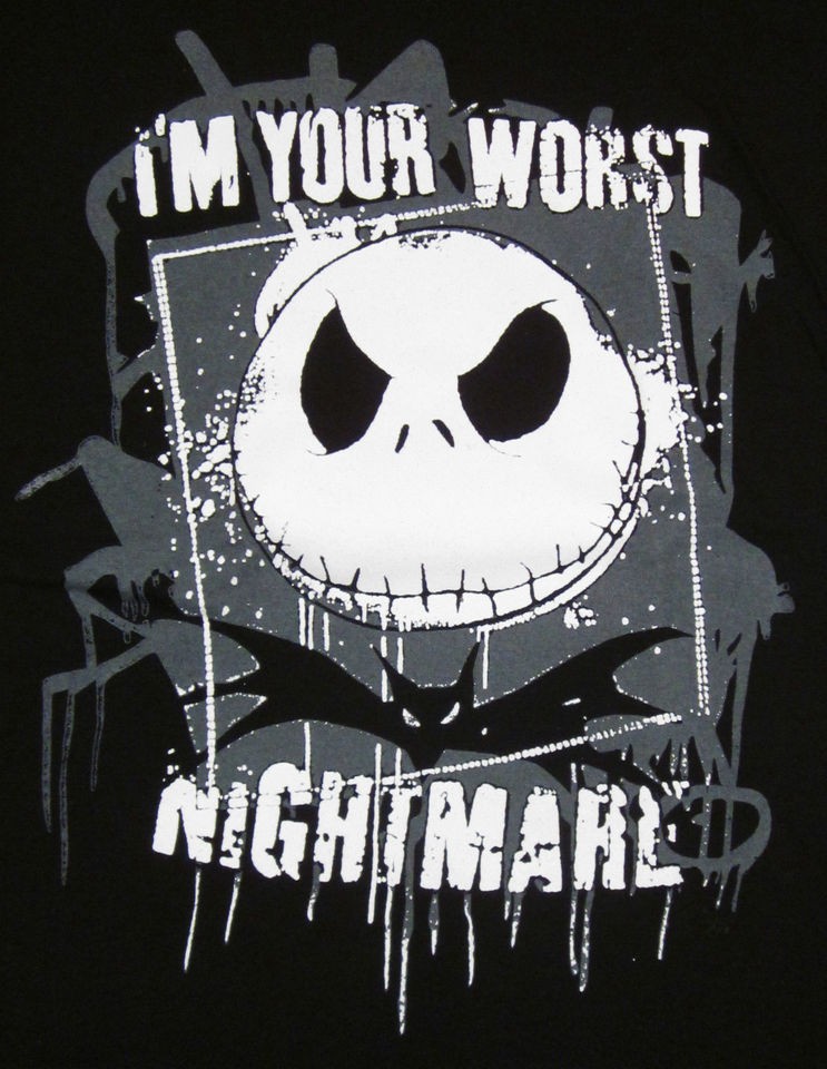 Tim Burtons The Nightmare Before Christmas T shirt Womens Juniors S,M 