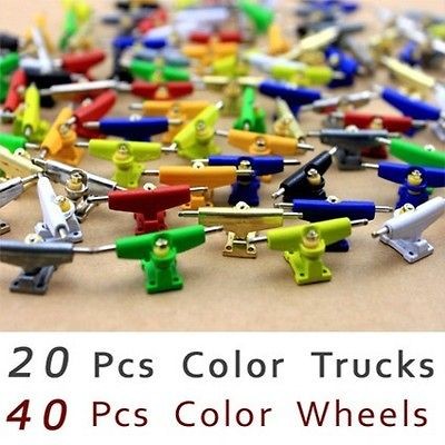   40 Wheels For 96mm Fingerboard Skateboard Canadian Maple wooden N19