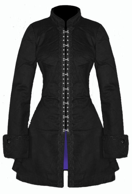   GOTH PUNK FROCK BAND JACKET STEAMPUNK UNDERWORLD ELIZABETH COAT AF6957