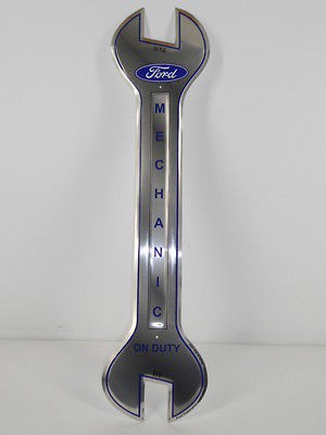 Ford Parts Service Mechanic Sign Station Vintage Style Car Lot Garage 