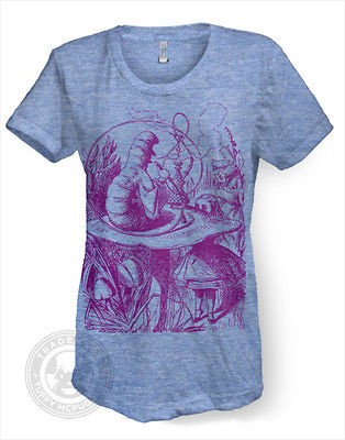 CATERPILLAR Vintage Alice in Wonderland American Apparel TR301 Tri 