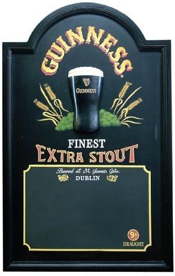 Newly listed Guinness beer pub specials chalkboard Guinness sign NEW