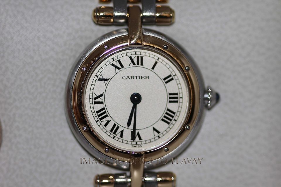 Limited Edition Cartier Watch Santos Panther Vendome (Ladies) 18k Or 