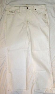 Womens Z Cavaricci Authentic Vintage White Jeans Sz 12