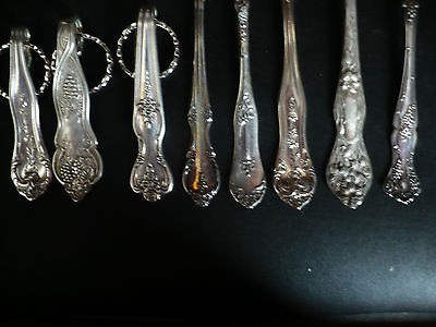 Vintage Silver Plated Flower, Fruit or Decorative Design Silverware 