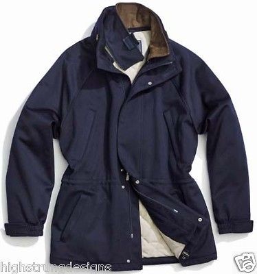 3695 Mens Loro Piana Icer Cashmere Storm System Jacket Size Large (42 