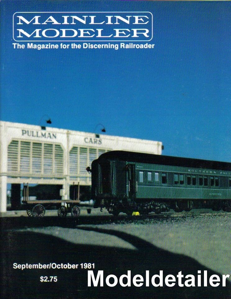 Mainline Modeler Sept.81 Pullman D&RG Diesel F Unit USRA Gondola C&O F 