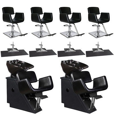 Beauty Salon Equipment Styling Chair Mat Shampoo Backwash Unit 