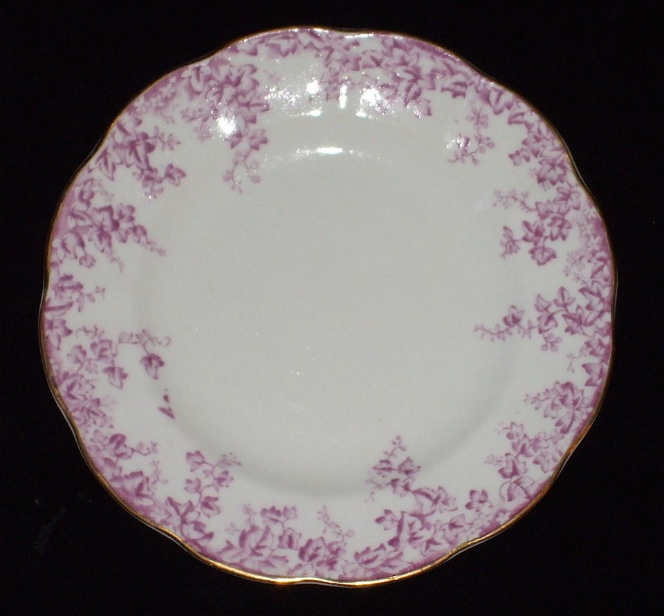 Allertons Ltd. OLD ENGLISH Bone China Ivy Pattern/Violet​/Purple 