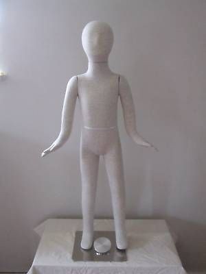 Two Children / Kids Bendable Flexible Dress Form, Body Form Mannequin 