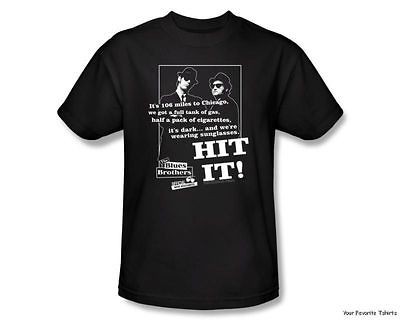 The Blues Brothers Hit It Officially Licensed Adult Shirt S 3XL