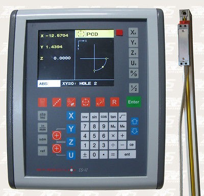 Easson LCD Digital ReadOut 3 axis DRO kit with Glass Scales Mill/Lathe