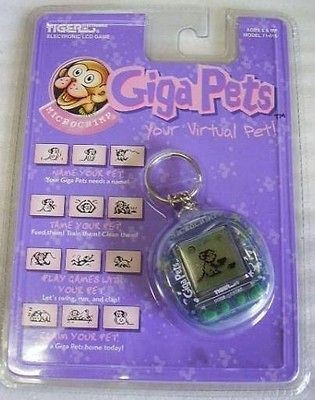 Tiger Giga Pets Micro Chimp Tamagotchi Virtual Pet