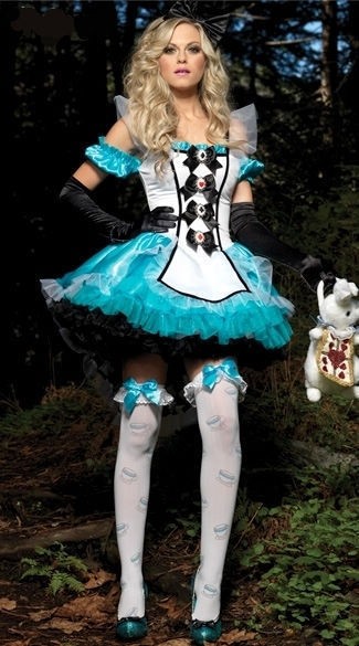   in Wonderland Costume Halloween Carnival Fancy Party Dress @KY12117