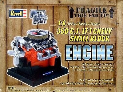 Revell Chevy 350 CID LT 1 Die Cast Engine Model Kit   16 Scale