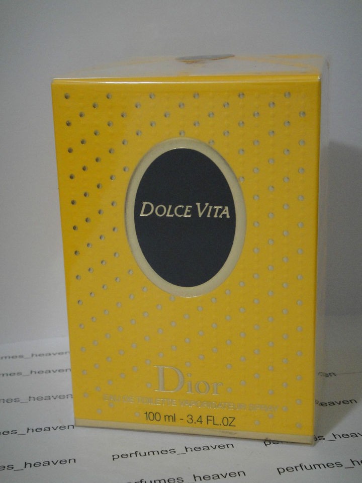 Dolce Vita Christian Dior EDT Spray Women 3.4 oz 100 ML * Sealed 