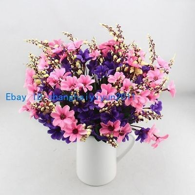 120 PCS Artificial Chrysanthemum Buds Flower Home Decoration (Pink 