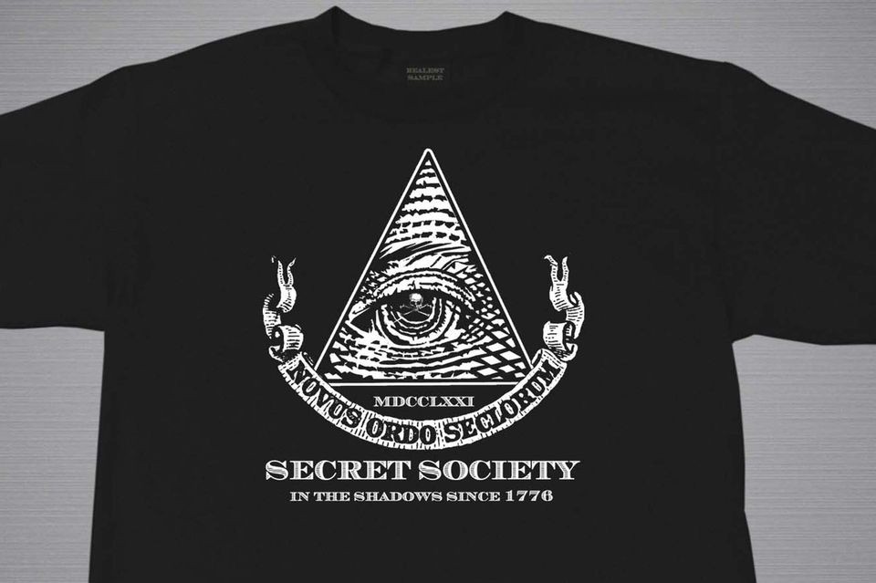 ILLUMINATI SECRET SOCIETY NEW WORLD ORDER T SHIRT VARIOUS SIZES 