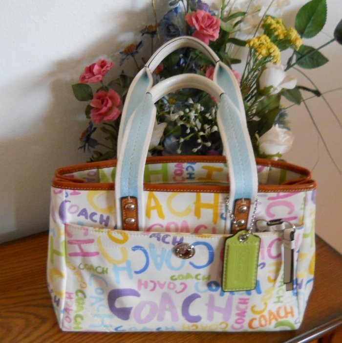 coach handbags, scribble