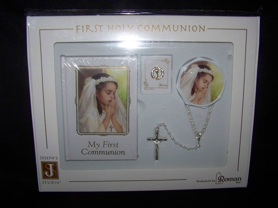 Girls First Holy Communion Kit by Josephs Studio by Roman 41479 