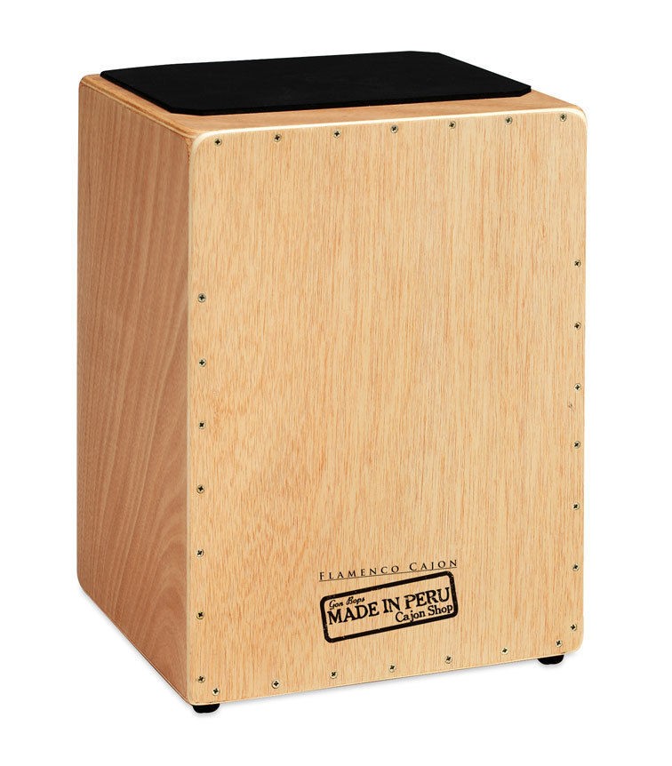 Gon Bops CJFL Hand Crafted Peruvian Mohena Flamenco Cajon with Gig Bag 