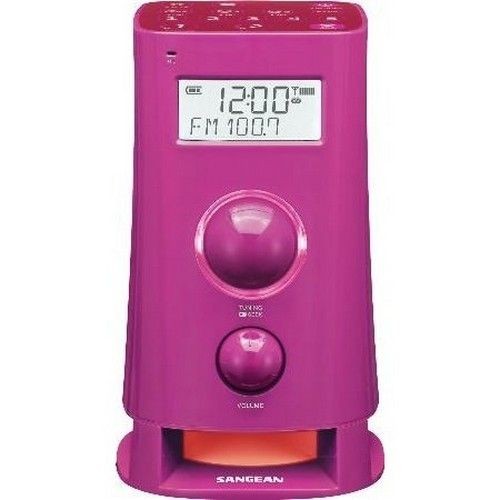 Sangean K 200pink Am/Fm Kitchen Radio Pink Snooze Function Sleep Timer