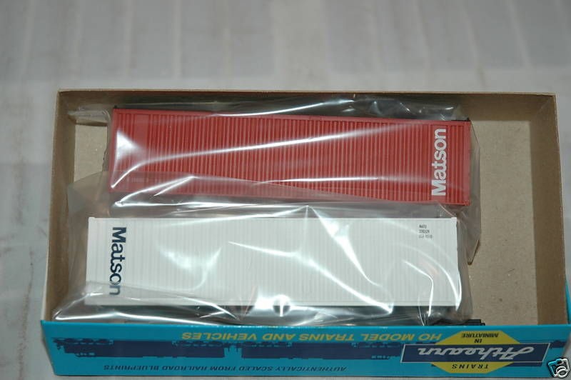 ATHEARN 5741 MATSON 40 CORR CONTAINERS 2 PACK HO NIB