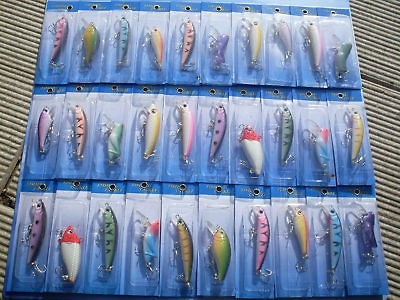 New Wholesale Lot 30 pcs Hard Fishing Lures Crankbaits