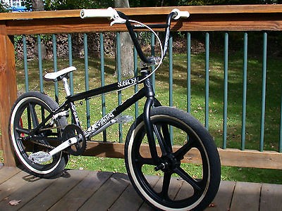   LETUM STREET BMX BIKE BLACK 20 STOLEN CRANKS SKYWAY TUFF II EASTERN