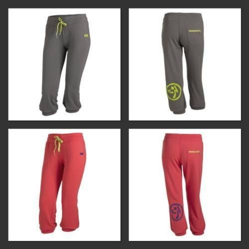 new Zumba Crave Capri Sweatpants Zumba pants ZUMBA bottoms ALL SIZES 2 