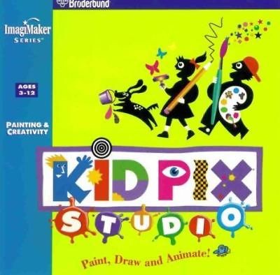   PC CD childrens creative graphic art paint design learning tools