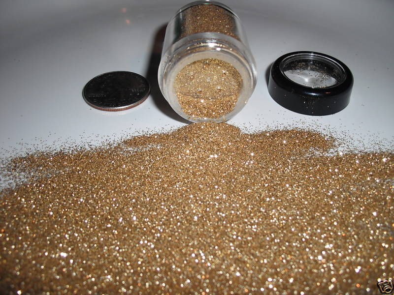 D00315 PREMIUM Grade Ultra Fine Glitter  Glod Gold 14K