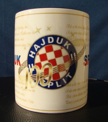 Hajduk Split Torcida Croatia, 100 years, mug football