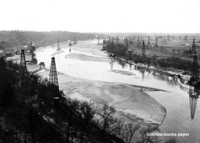 Cushing Oil Field S of Oilton Oklahoma OK photo picture