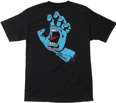 Santa Cruz Screaming Hand Regular T Shirt Black