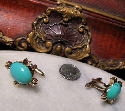 cufflinks turquoise in Jewelry & Watches