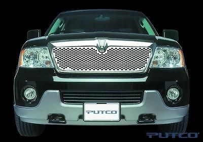   Lincoln Navigator 2003 2006 Punch Custom Grille Modern Honeycomb Trim