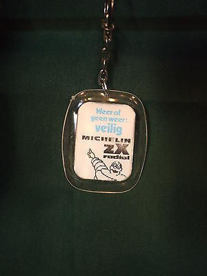 rare NOS vintage 1970s,micheli​n man bibendum lucite hologram key 