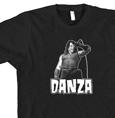 DANZA + danzig SINGS samhain doom misfits funny art SCREENPRINT SHIRTS 