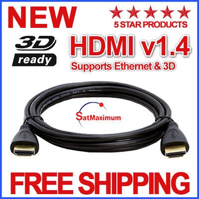   CABLE V1.4 1080P ETHERNET BLURAY 3D TV DVD PS3 HDTV XBOX LCD LED SALE