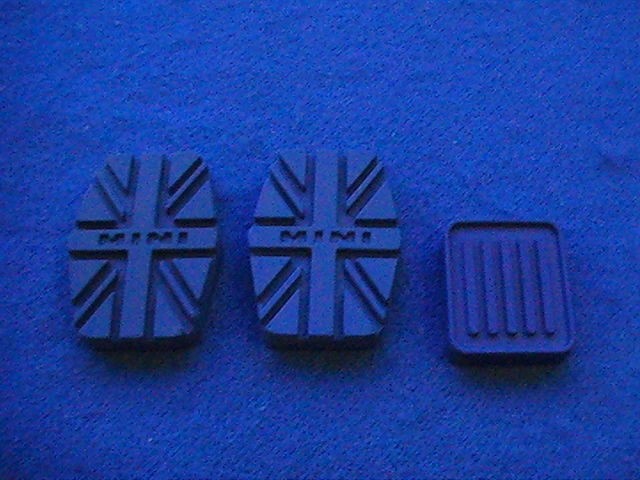   JACK BLUE PEDAL RUBBER KIT, ROVER, MINI. COOPER, S, AUSTIN, MORRIS