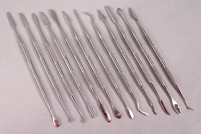 NEW 12 pc Wax Polymer Clay Carving Dental Kiln tool Set