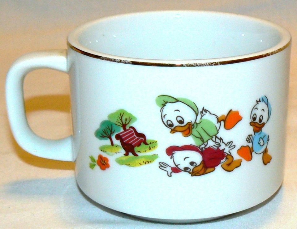   DONALD TRIPLETS THREE KID DUCKS HUEY DEWEY LOUIE COFFEE TEA MUG CUP