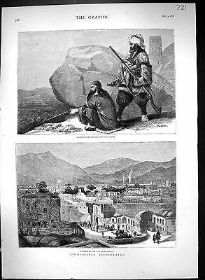 1878 Afghan Foot Soldiers Winter Dress City Kandahar Afghanistan