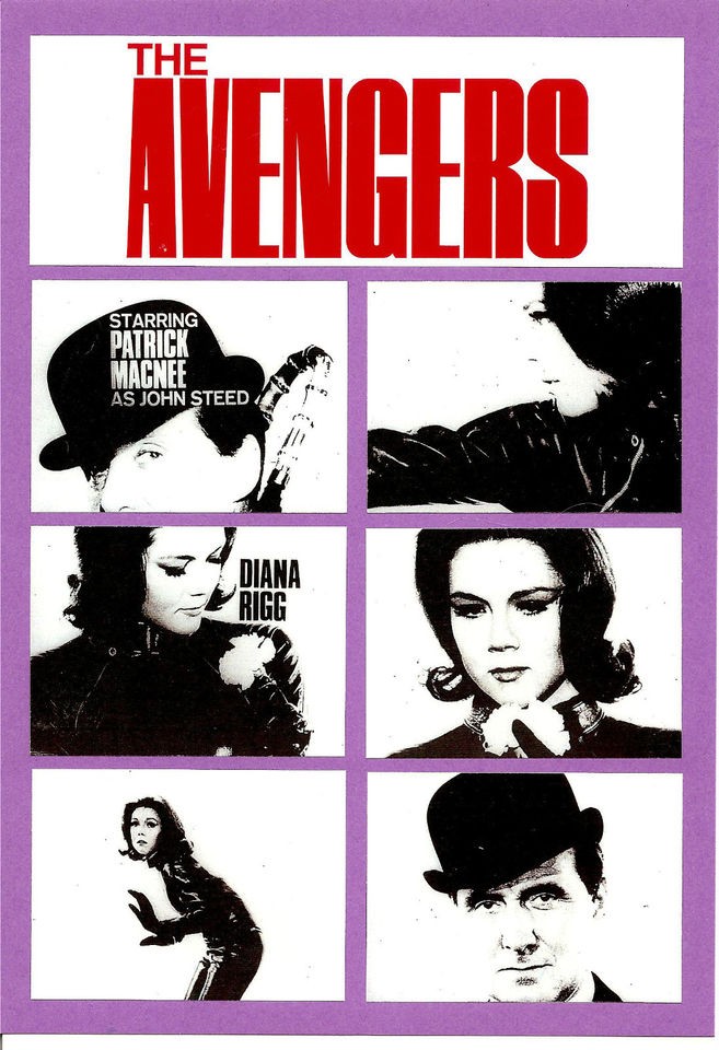 AVENGERS T SHIRT. Emma Peel, Diana Rigg.