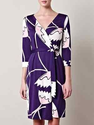 DIANE von FURSTENBERG NEW JULIAN TWO AFRICAN TULIP DRESS   US 10   UK 