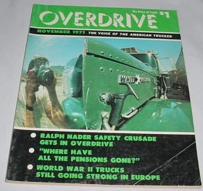 11/1971 Overdrive Magazine Tractor Trailor Trucking