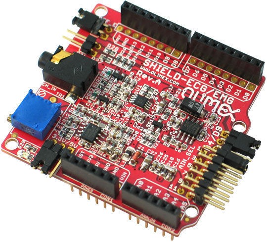 Olimex SHIELD EKG EMG electrocardiography electromiography arduino 