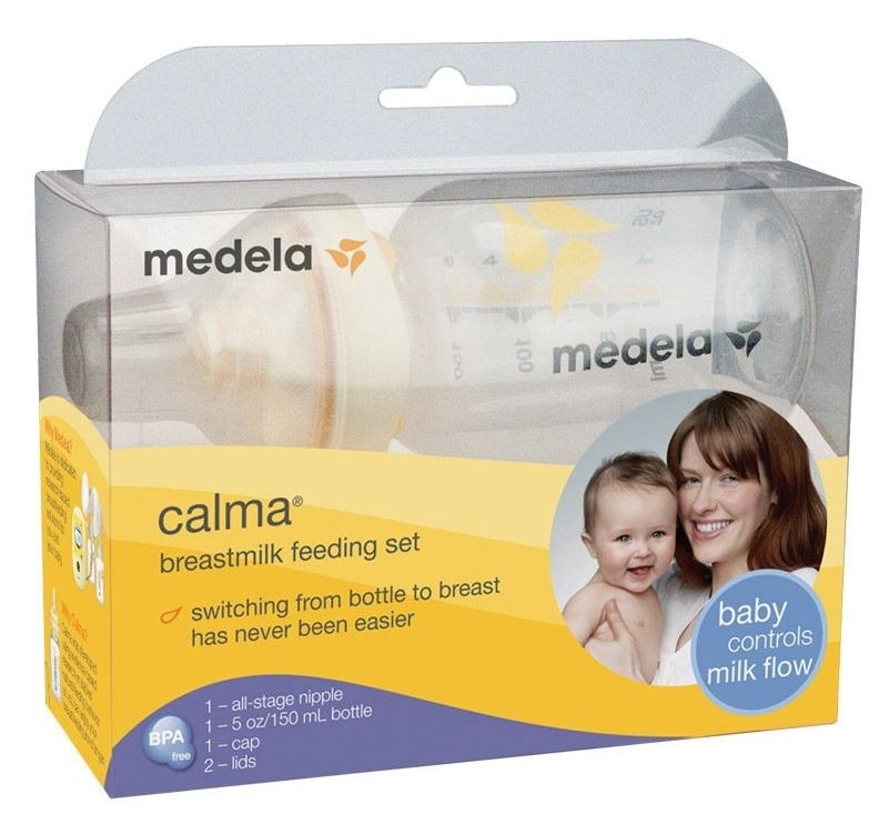 MEDELA CALMA BREASTMILK / BREASTFEEDING FEEDING SET 68021   NEW